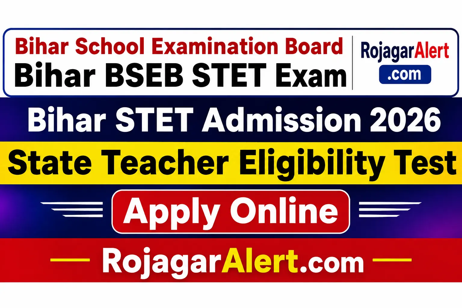 Bihar STET Online Form 2026