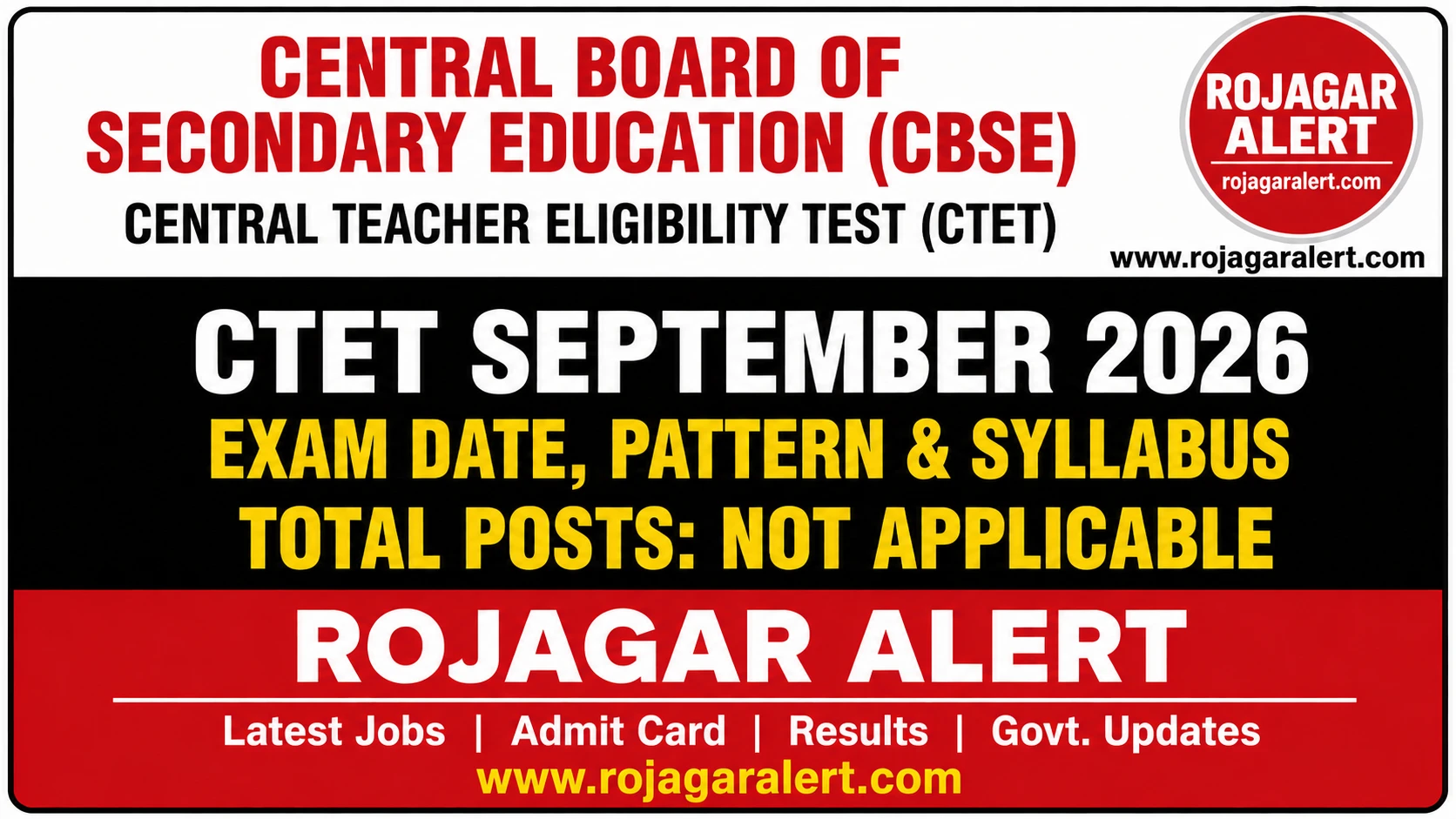 CTET September Online Form 2026 1 CTET September 2026 Exam Date Pattern and Syllabus