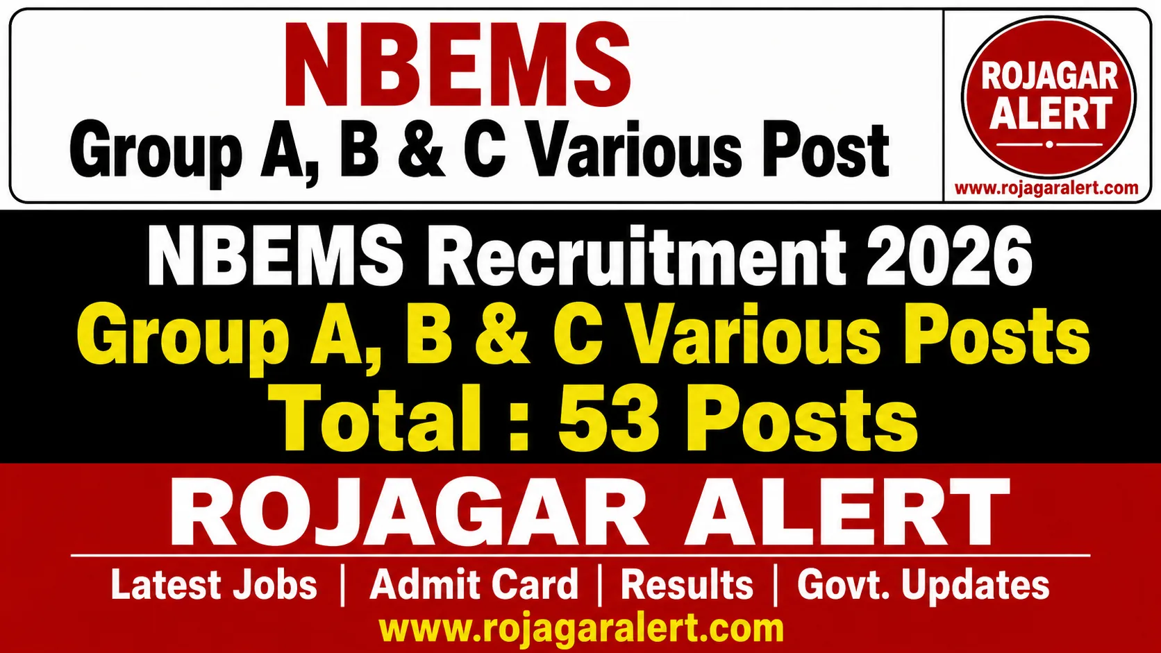 NBEMS Group A, B & C Various Post Exam City Details 2026 1 NBEMS Group A B C Various Post Exam City Details 2026