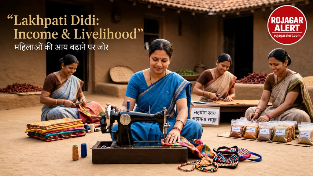ChatGPT Image Sep 3 2026 05 44 15 PM Lakhpati Didi 2026: 3.46 करोड़ से अधिक महिलाएं बनीं लखपति दीदी, जानें योजना का उद्देश्य, पात्रता, लाभ और पूरी जानकारी