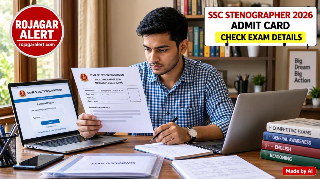 ChatGPT Image Sep 5 2026 03 38 18 PM SSC Stenographer Admit Card 2026: Exam City Information जारी, Hall Ticket कब मिलेगा?