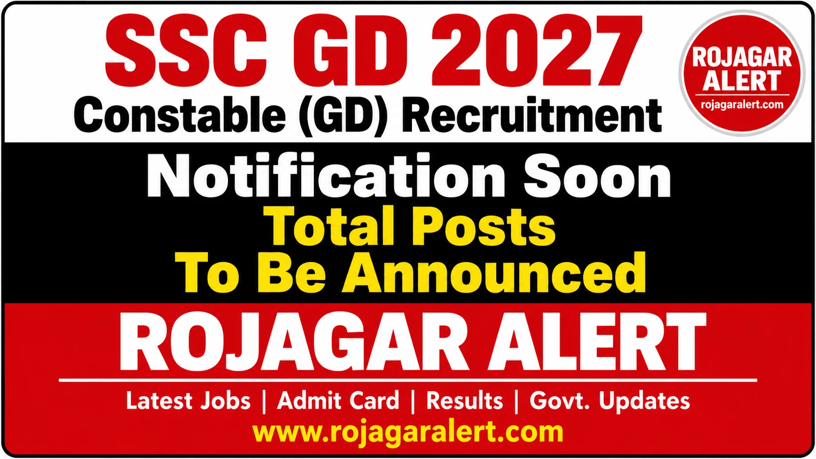 SSC GD 2027 Notification: सितंबर 2026 में संभावित, Exam जनवरी से मार्च 2027 के बीच 1 SSC GD 2027 Notification for Constable GD Recruitment